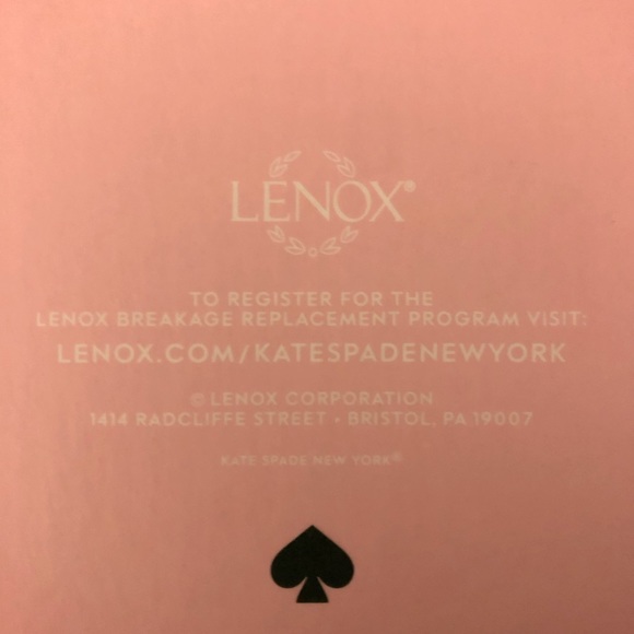 Kate Spade New York x Lenox Spade Clover 2 Piece Coupe Glass Set 1.25 LB Clear - Picture 5 of 7